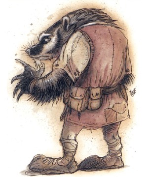 Lycanthrope, Werebadger